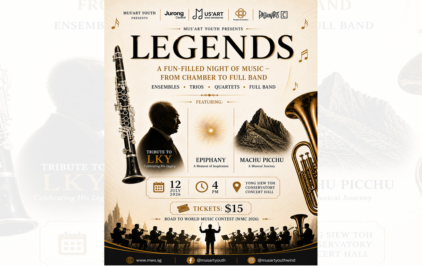 Legends by Mus'Art Youth Wind Orchestra